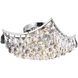 Clara 4 Light 14 inch Chrome Flush Mount Ceiling Light