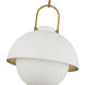Alora Mood Harper 1 Light 15.75 inch White Pendant Ceiling Light