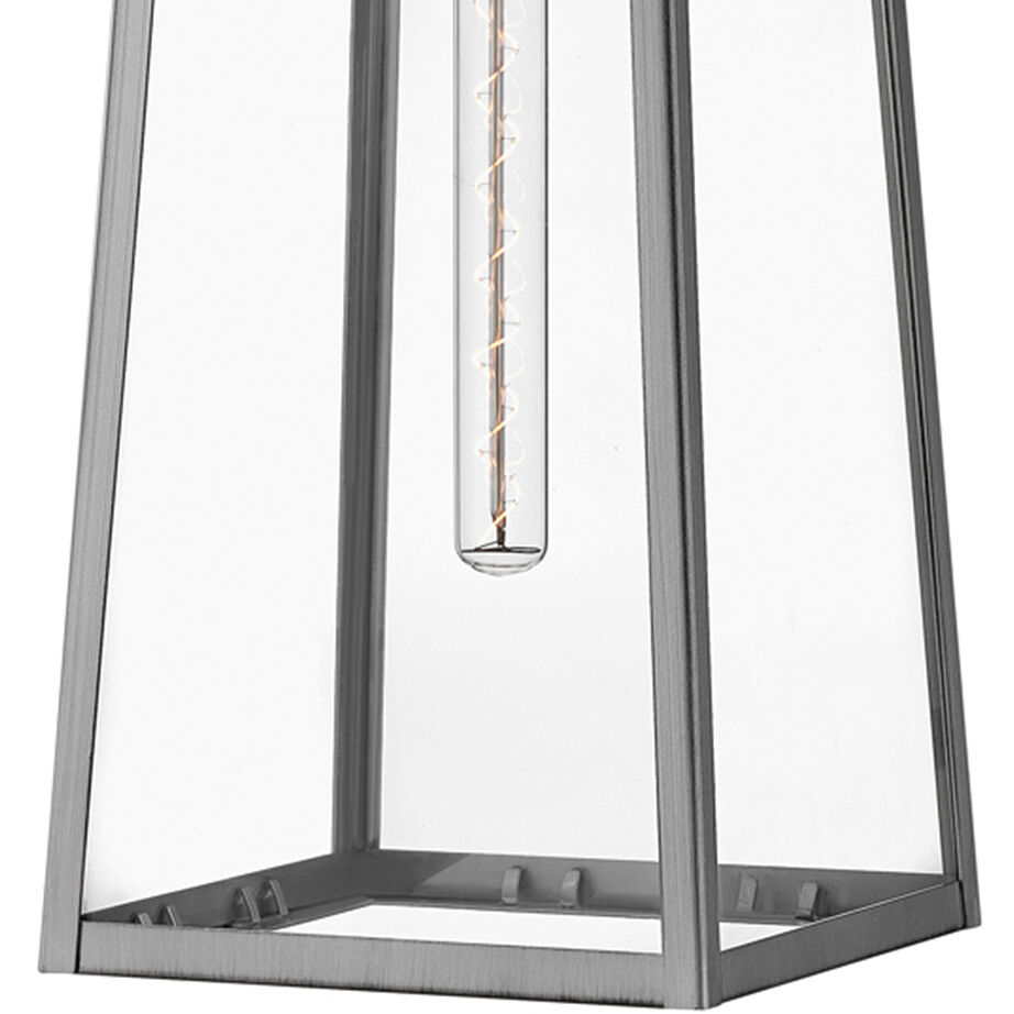 Hugh LED 25 inch Antique Brushed Aluminum Outdoor Wall Mount