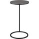 Brunei 24 X 13 inch Aged Black and Antique Nickel Accent Table