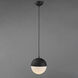 Half Moon LED 7.75 inch Black Mini Pendant Ceiling Light