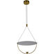 Artisan Collection/COMO Series 16 inch Antique Brass Pendant Ceiling Light