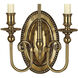 Cambridge LED 15 inch Burnished Brass ADA Indoor Wall Sconce Wall Light