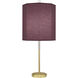 Kate 32.5 inch 150 watt Modern Brass Table Lamp Portable Light in Vintage Wine