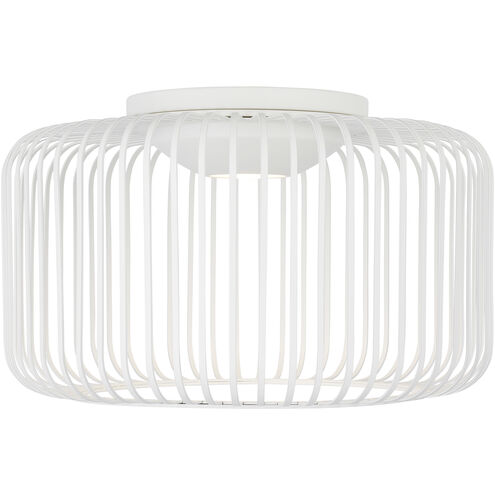 Sean Lavin Kai LED 15 inch Matte White Flush Mount Ceiling Light, Integrated LED