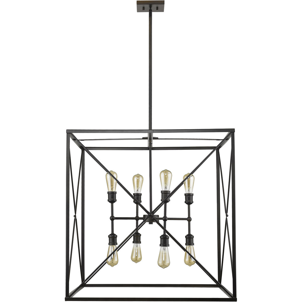 Brooklyn 8 Light 30 inch Oil-Rubbed Bronze Pendant Ceiling Light