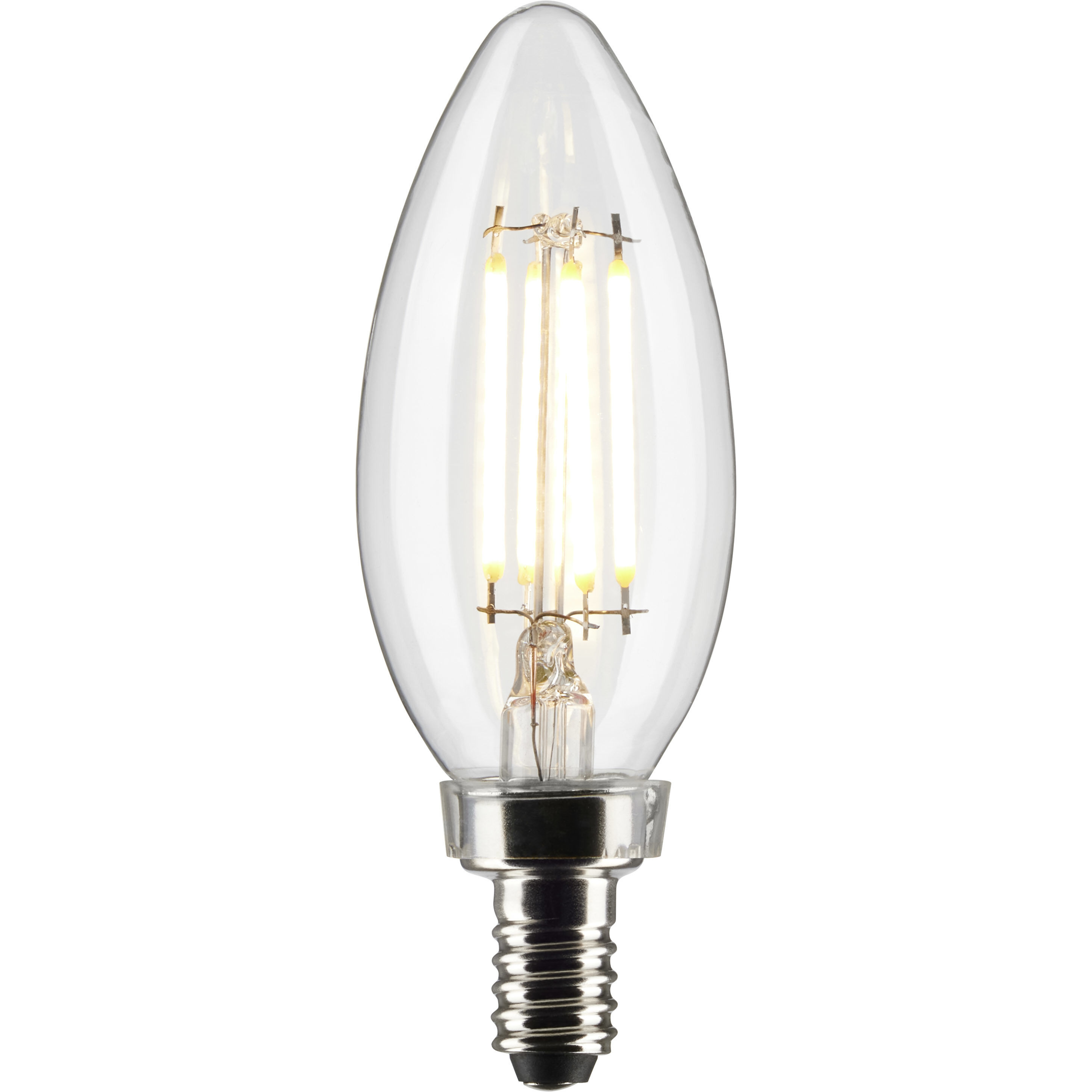 Lumos LED Candelabra 4 watt 120 3000K LED Filament, LED Filament