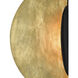 Pinders 1 Light 20 inch Contemporary Gold Leaf and Contemporary Gold and French Black Wall Sconce Wall Light
