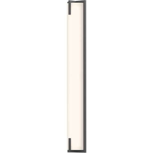 New Edge LED 5 inch Satin Black Bath Bar Wall Light