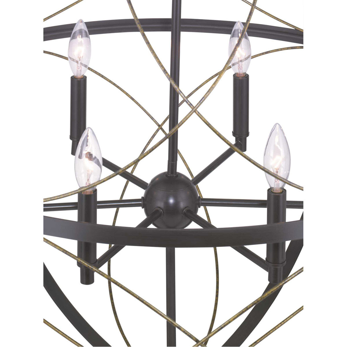 Gerald Ave 6 Light Antique Bronze Pendant Ceiling Light