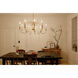 Homestead Karthe 9 Light 42 inch Natural Brass Chandelier Ceiling Light, Karthe