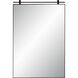 Titel 36 X 24 inch Matte Black Wall Mirror