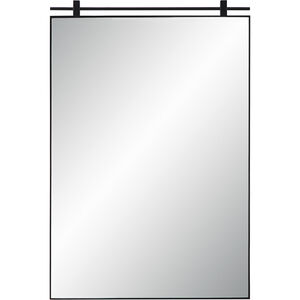 Titel 36 X 24 inch Matte Black Wall Mirror
