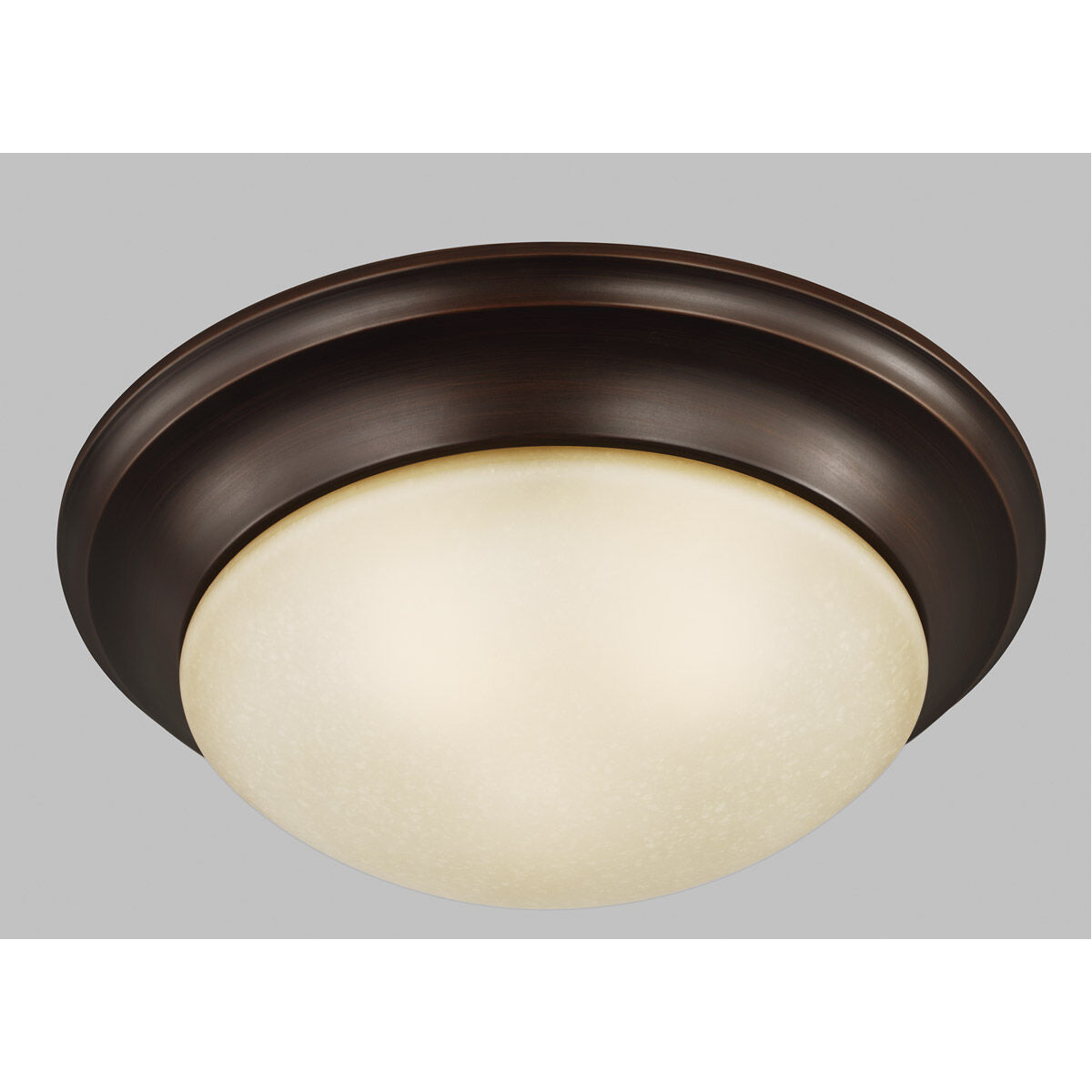 Nash 3 Light 16.75 inch Bronze Flush Mount Ceiling Light