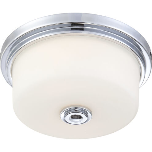 Soho 2 Light 16 inch Polished Chrome Flush Mount Ceiling Light