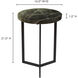 Draven 21 X 16 inch Green Accent Table