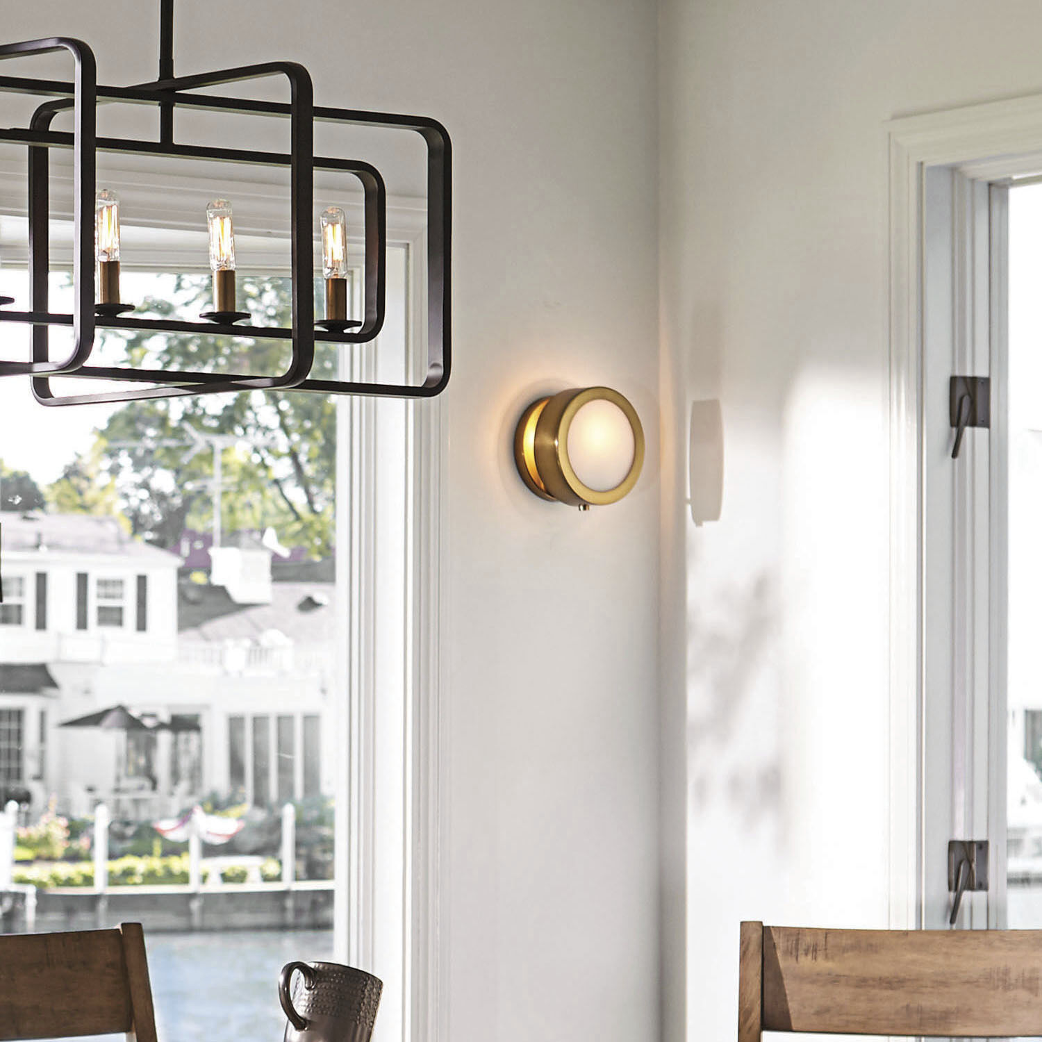 Mercer 1 Light 6.75 inch Heritage Brass ADA Indoor Wall Sconce Wall Light