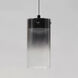 Highball LED 4 inch Gunmetal Mini Pendant Ceiling Light in Graduating Smoke