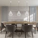 Geometric 1 Light 12 inch White Mini Pendant Ceiling Light