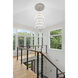 Saturn II LED LED 30 inch Matte Silver Multi-Light Pendant Ceiling Light