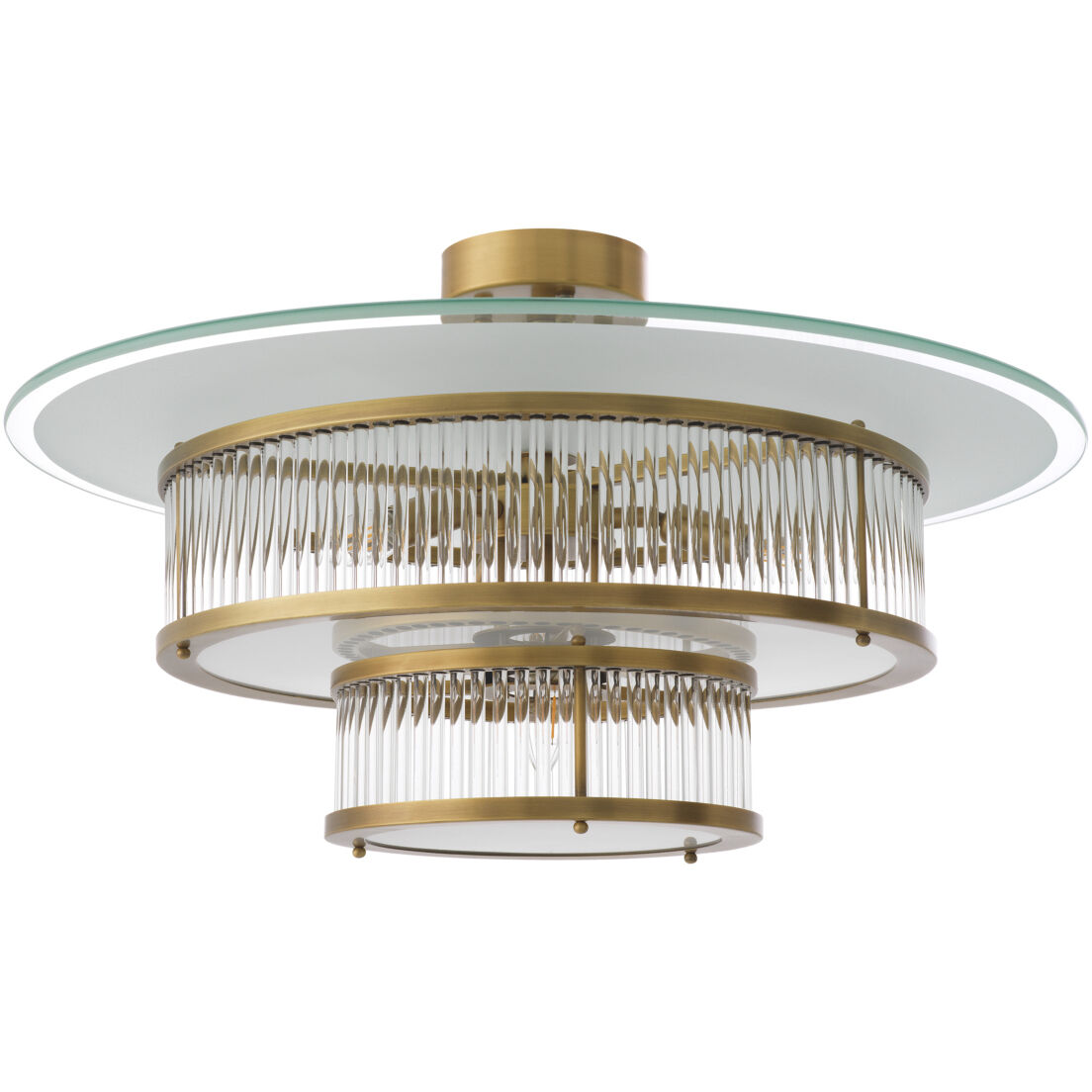 Frederic 4 Light 29.53 inch Antique Brass Ceiling Lamp Ceiling Light