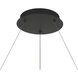 Panache 32 inch Matte Black Pendant Ceiling Light