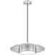 Ludo LED 20 inch Brushed Nickel Pendant Ceiling Light