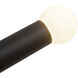 Calla 27.25 inch Brushed Gold Chandelier Ceiling Light in Matte Opal Glass
