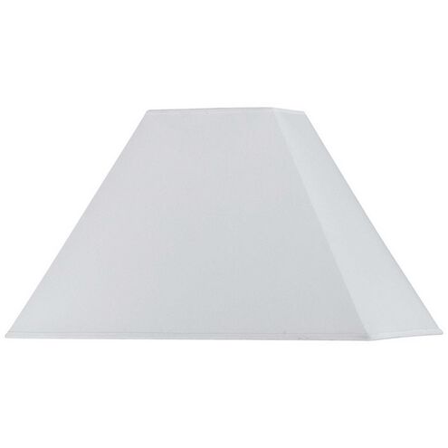 Square White 11 inch Shade, Square