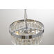 Canada 3 Light 11.8 inch Chrome Chandelier Ceiling Light