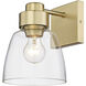 Remy 1 Light 6.5 inch Matte Black Wall Sconce Wall Light