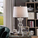Cameron 31 inch 150.00 watt Clear Seeded Table Lamp Portable Light