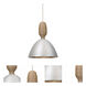 Creed LED Satin Nickel Cord Pendant Ceiling Light