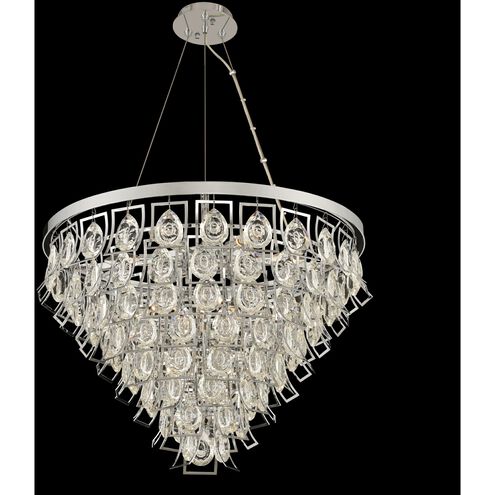 Carmella 9 Light 27 inch Chrome Pendant Ceiling Light