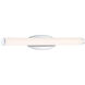 Mini Loft LED 18 inch Chrome Bath Vanity & Wall Light in 18in.