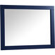 Aqua 36 X 27 inch Blue Vanity Mirror