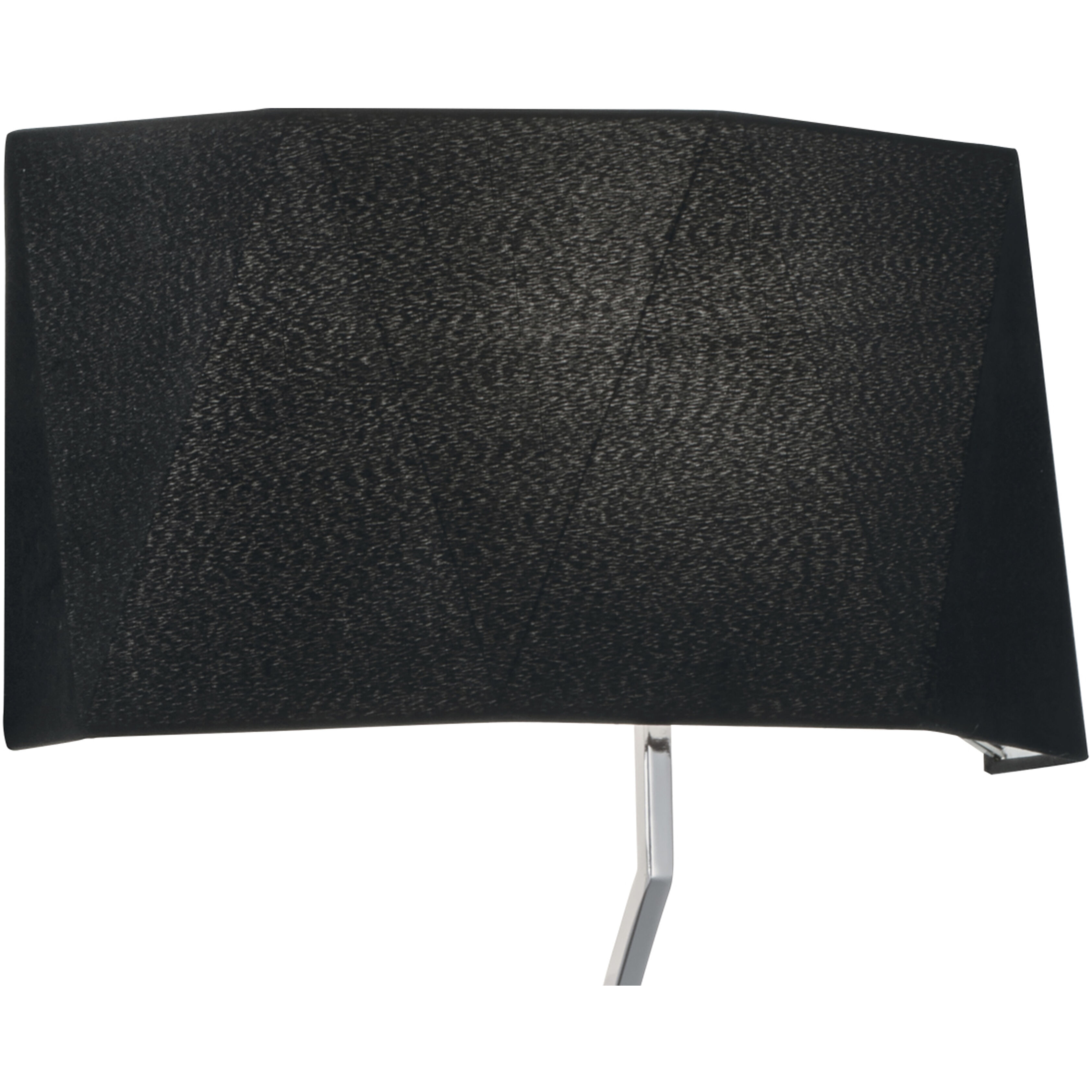 Diamond Sconce Wall Light in Black Fabric