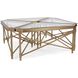 Wertheimer 42 X 16.5 inch Gold Coffee Table