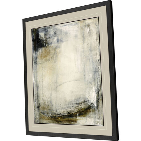 Big Time / This is the Picture White and Beige and Black and Brown Framed Art