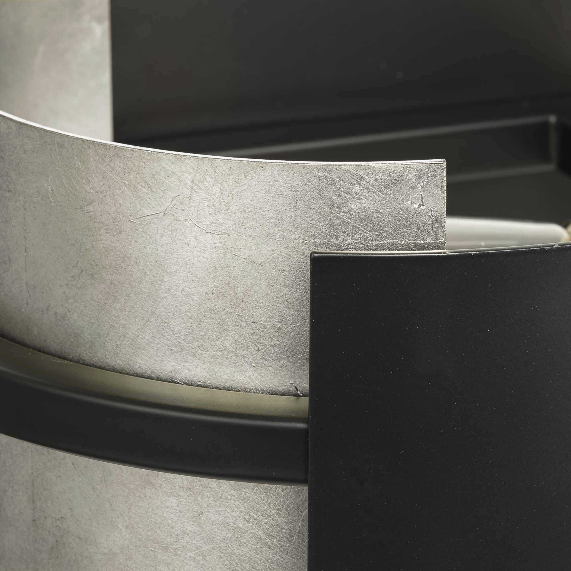 Lowery 4 Light 42 inch Matte Black and Antique Silver Leaf Linear Chandelier Ceiling Light, Design Series