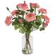 Adoration Rose Pink and Green Bouquet