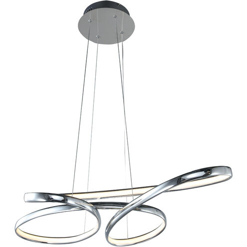 Canada LED 24 inch Chrome Chandelier Ceiling Light
