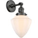 Franklin Restoration Bullet 1 Light 7 inch Oil Rubbed Bronze Sconce Wall Light