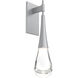 Rain Drop LED 5 inch Classic Silver Indoor Sconce Wall Light in 2700K LED