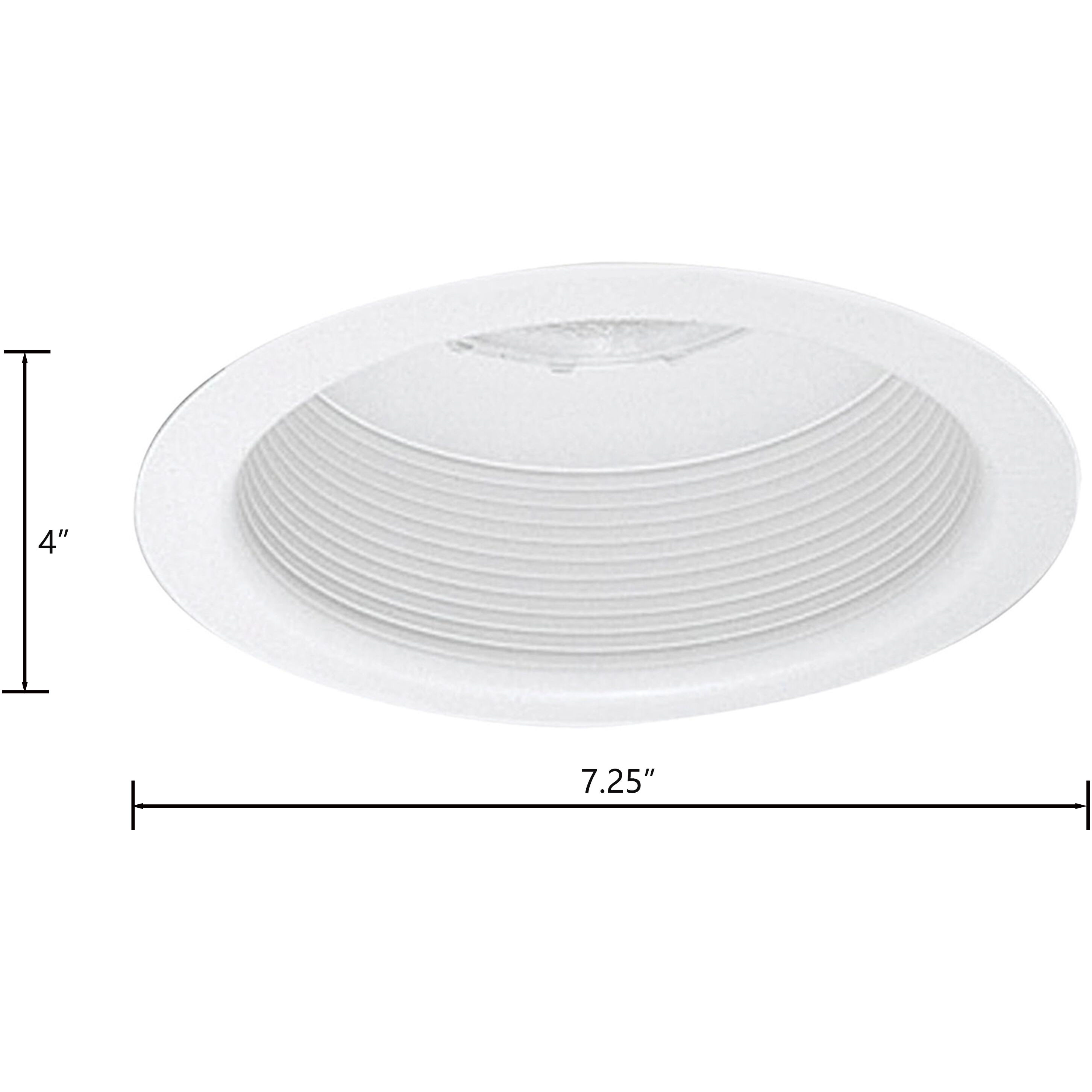 Trace Matte White Recessed Trim