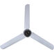 DC 56 inch White Industrial Ceiling Fan