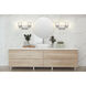 Jacqueline 2 Light 15.75 inch Brushed Nickel Bathroom Vanity Wall Light