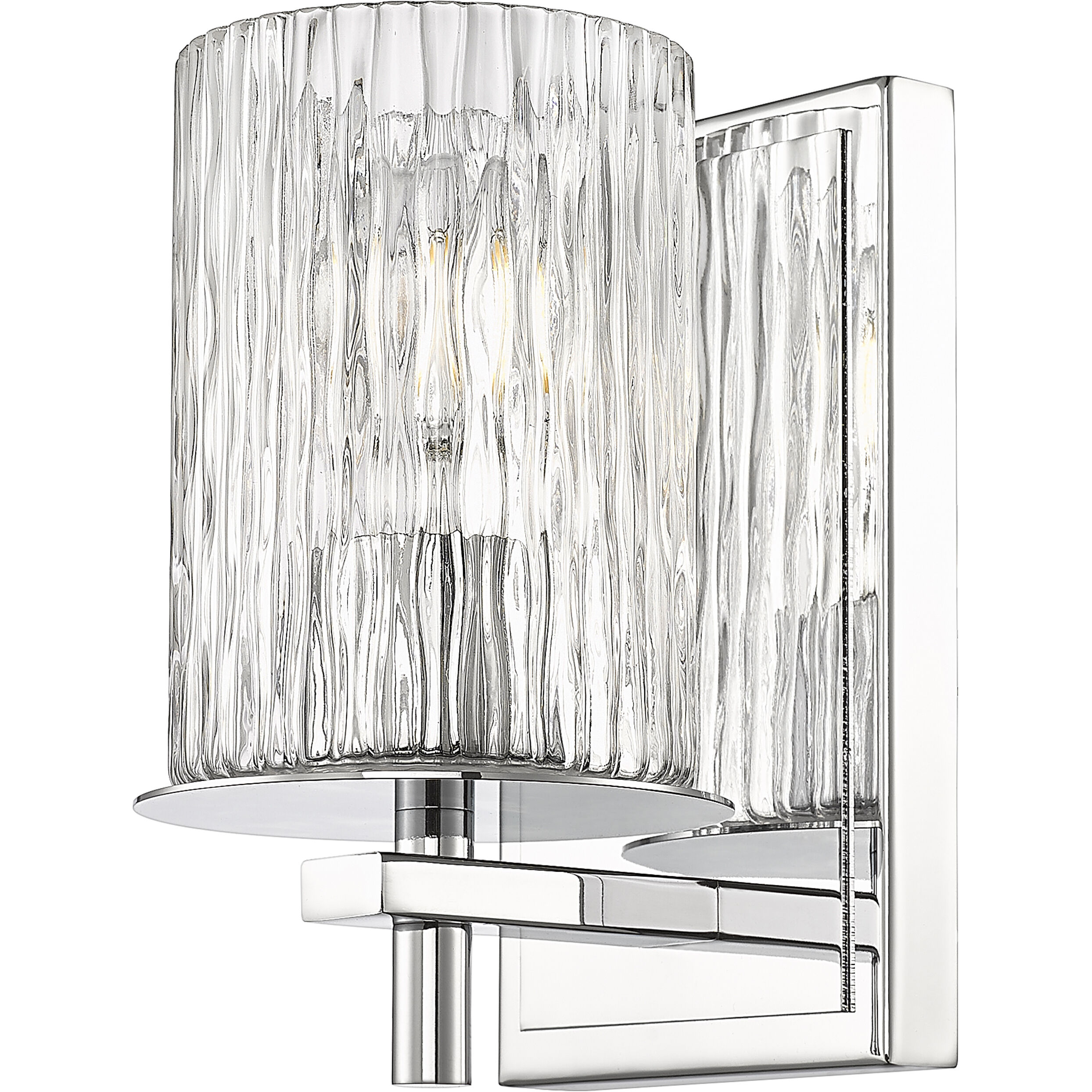 Grayson 1 Light 4.75 inch Chrome Wall Sconce Wall Light