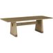 Delrio 96 X 30 inch Honey Outdoor Dining Table