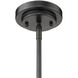 Amoret 5 Light 20 inch Matte Black Convertible Pendant Ceiling Light